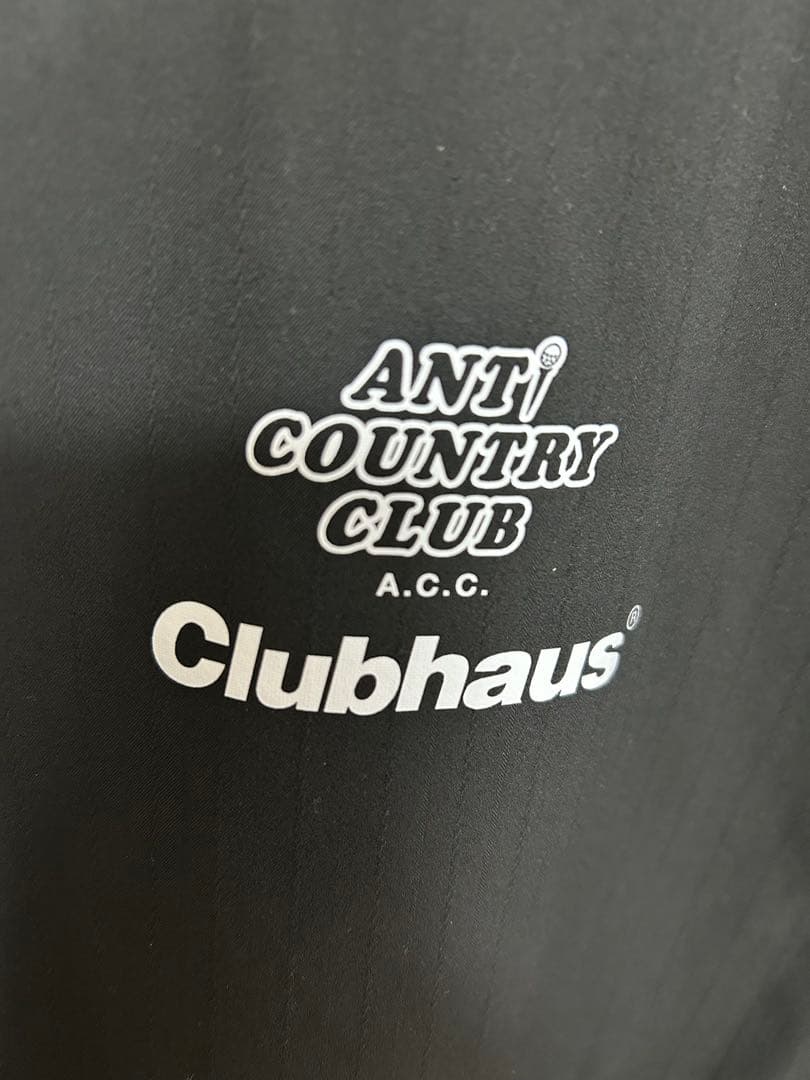 Clubhaus ブラック ジャケット ANTI COUNTRY CLUB