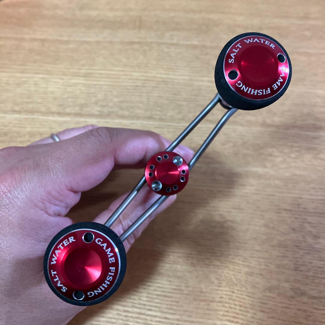 超激レア　スタジオオーシャンマーク　ダイワ用　6角軸　AC25 ダブルハンドル