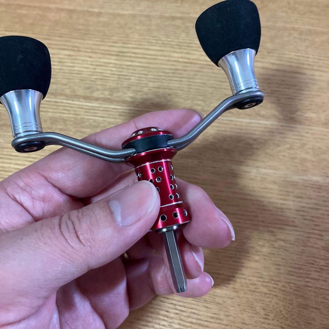 超激レア　スタジオオーシャンマーク　ダイワ用　6角軸　AC25 ダブルハンドル