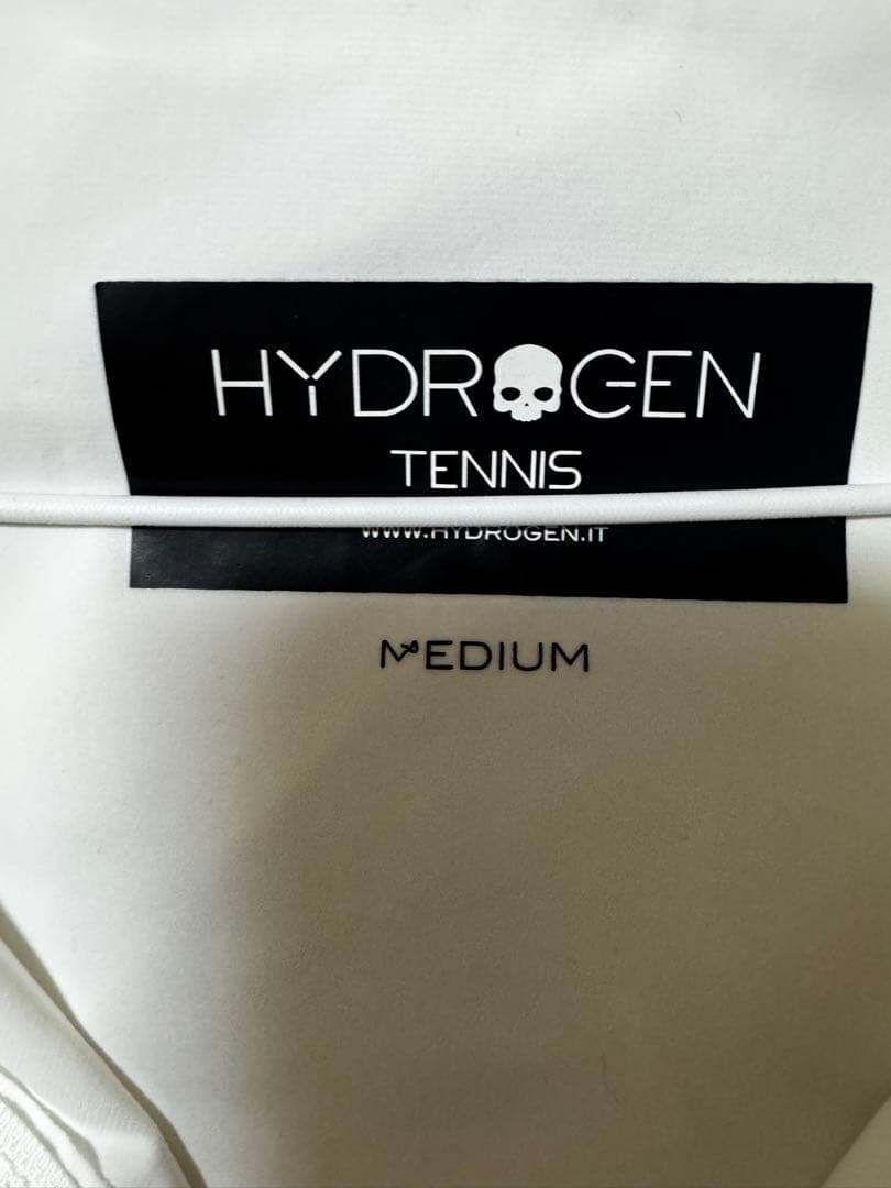 HYDROGEN ホワイト ウィンドブレーカー M