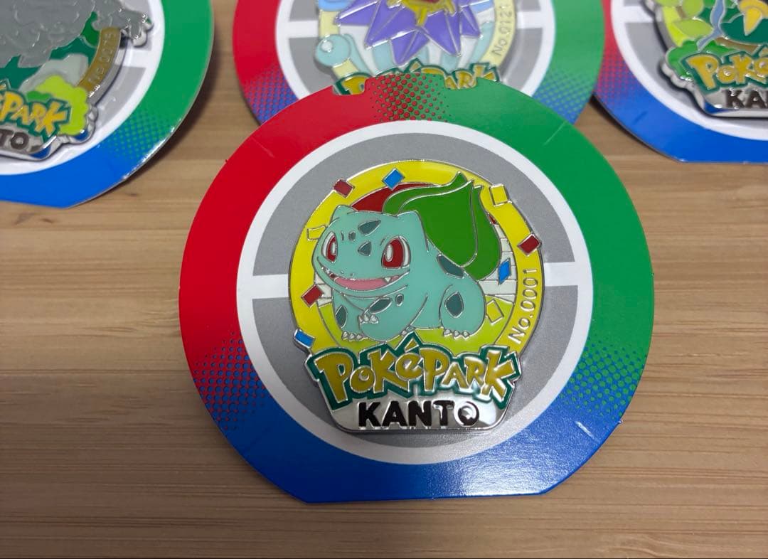 ポケパークカントー ピンバッジ7点セット