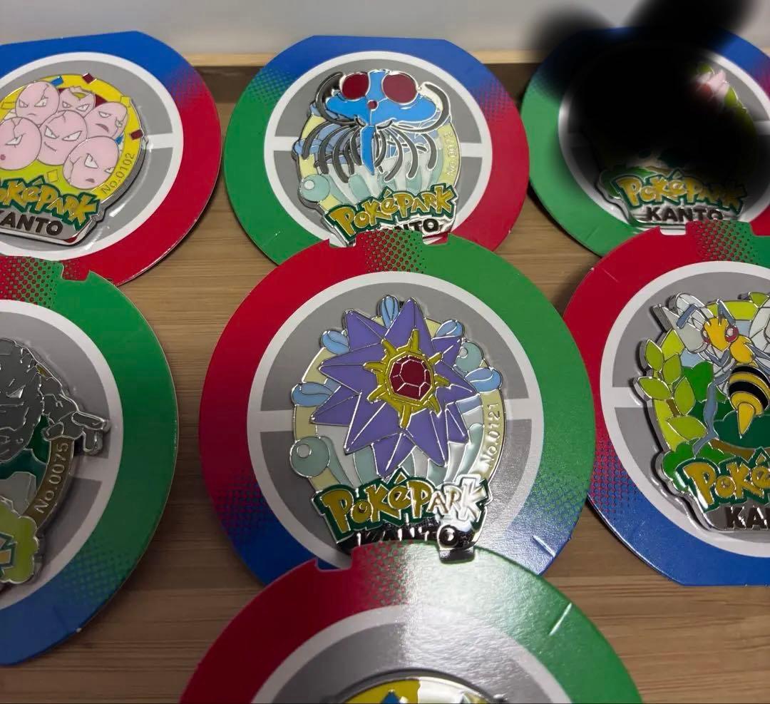 ポケパークカントー ピンバッジ7点セット