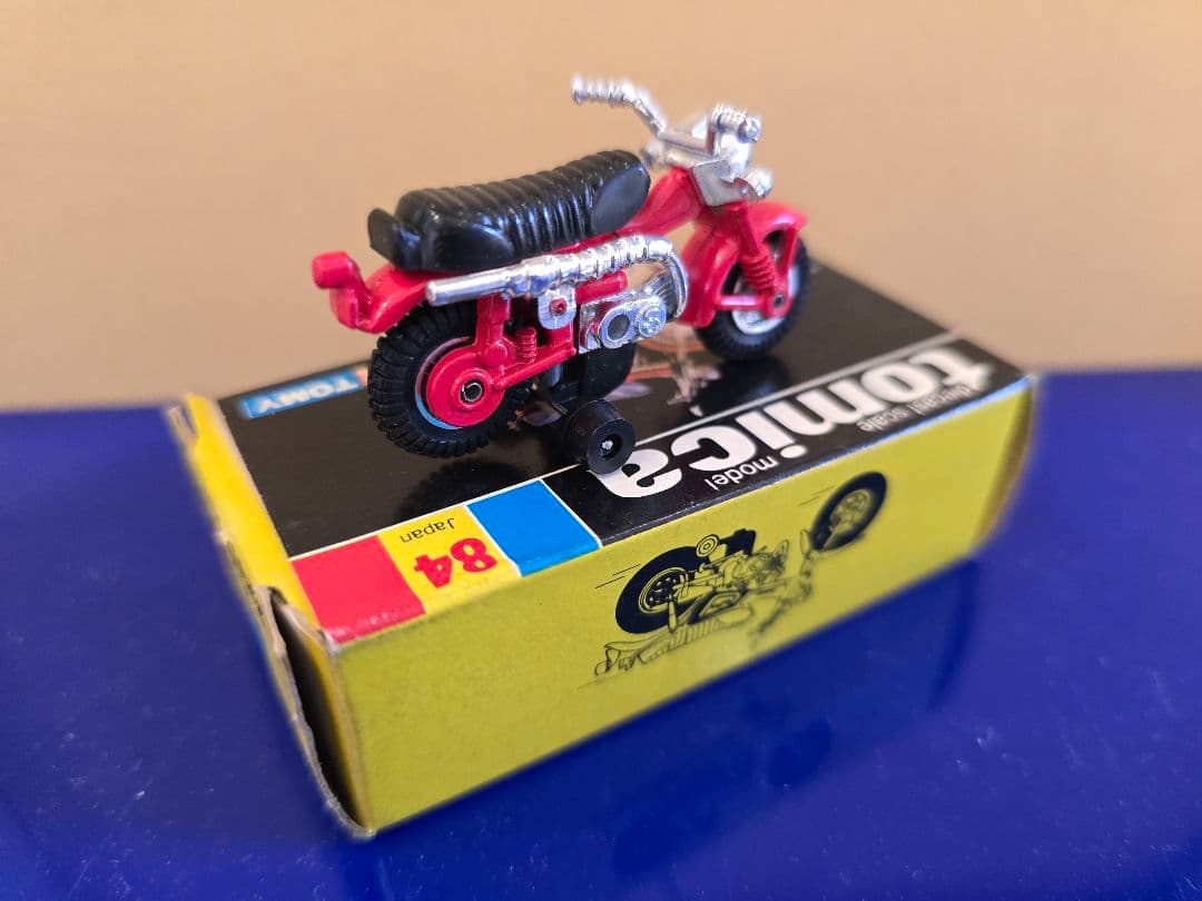 トミカ 黒箱 No.84-1-3 スズキ バンバン90 日本製