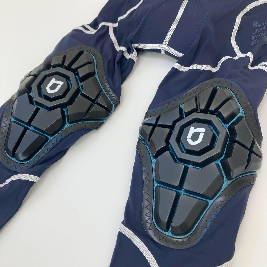 【新品】サイクルパンツ Sサイズ ネイビー×ホワイト ランバイク ストライダー