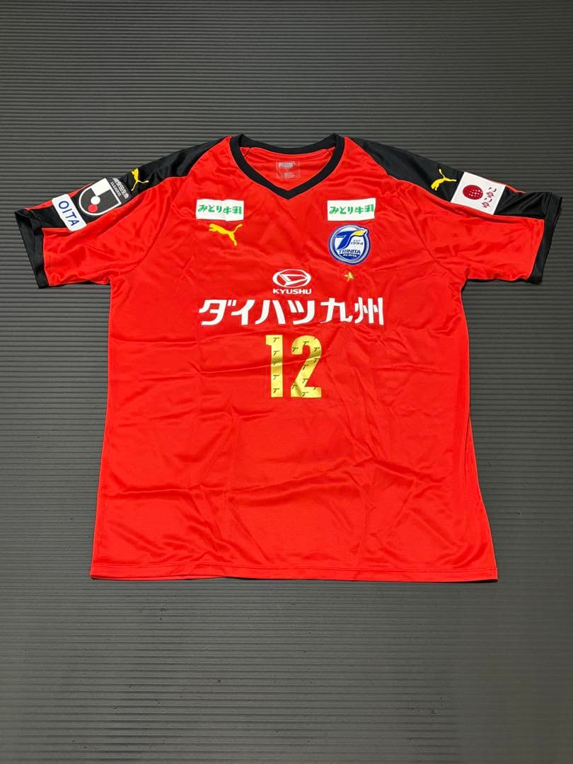 【極美品/2XL】大分トリニータ 2019 GKユニ上下セット 赤 PUMA