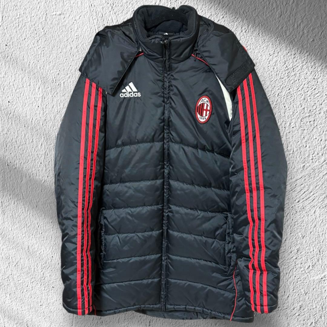 【ACミラン】ダウンコート(M size)adidas アディダス