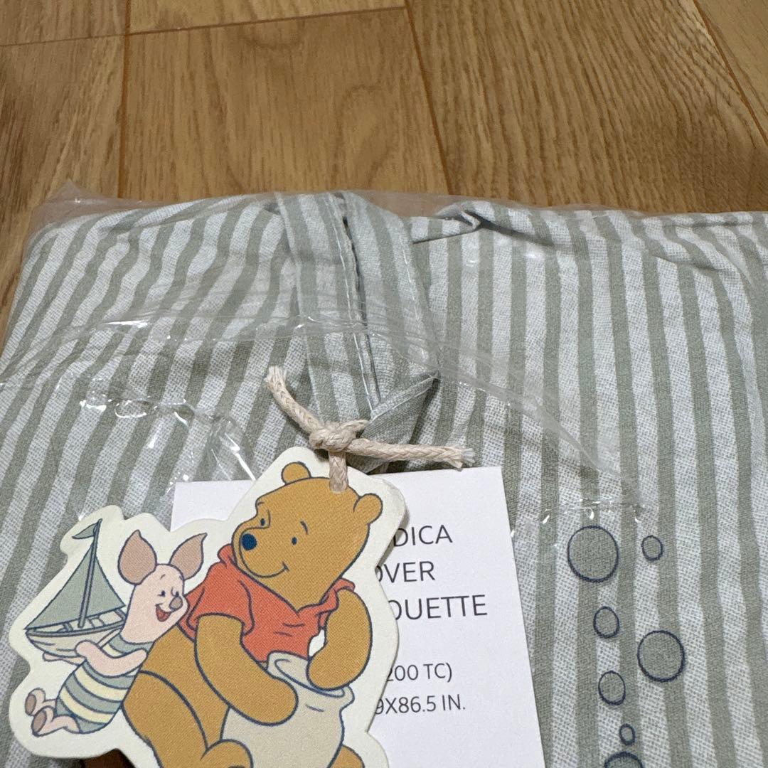 【新品　未使用】ZARA  ディズニープーさん　掛け布団カバー　シングル