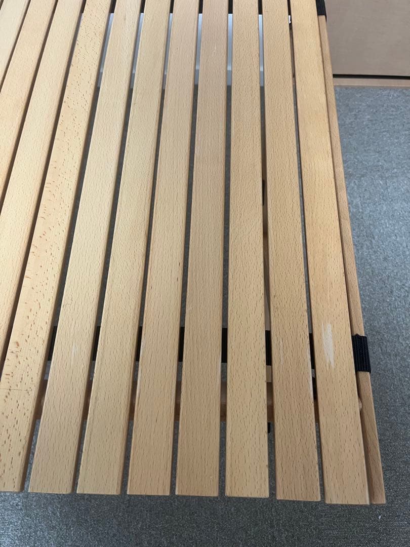 FIELDDOOR ウッドロールトップテーブル　70×120cm