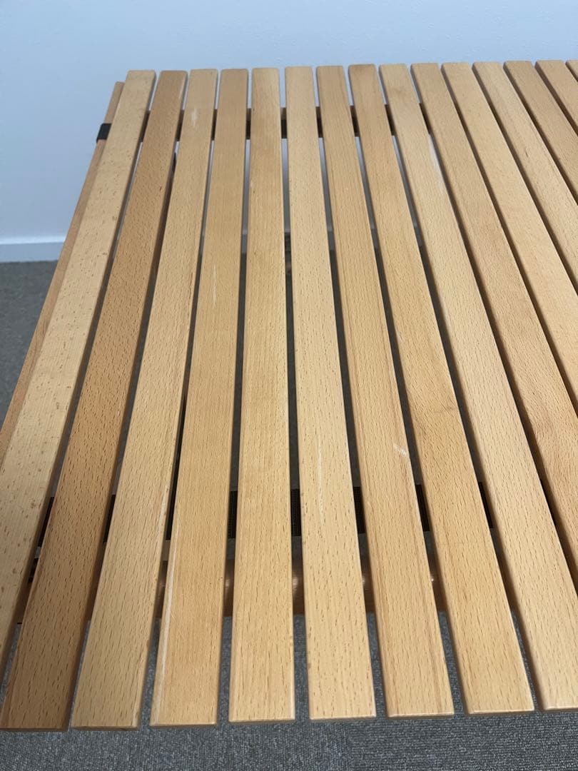 FIELDDOOR ウッドロールトップテーブル　70×120cm