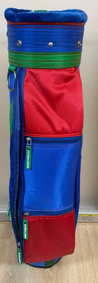 BENETTON GOLF キャディバッグ　ヴィンテージ　ヘッドカバー付き