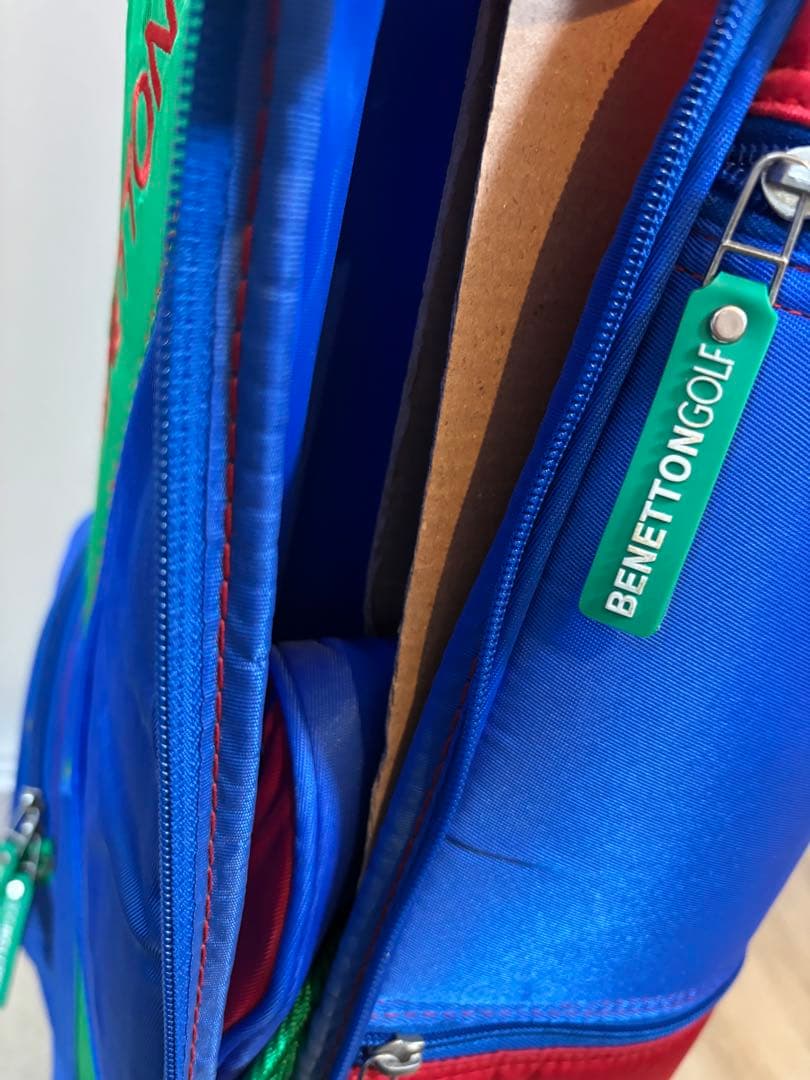 BENETTON GOLF キャディバッグ　ヴィンテージ　ヘッドカバー付き