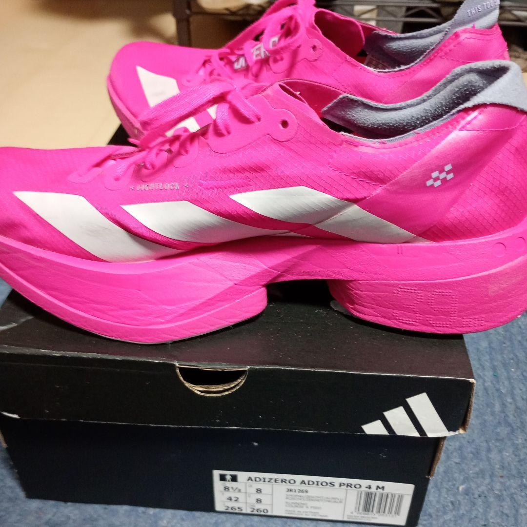 adidas　ADIZERO ADIOS PRO アディオスプロ4 26.5cm