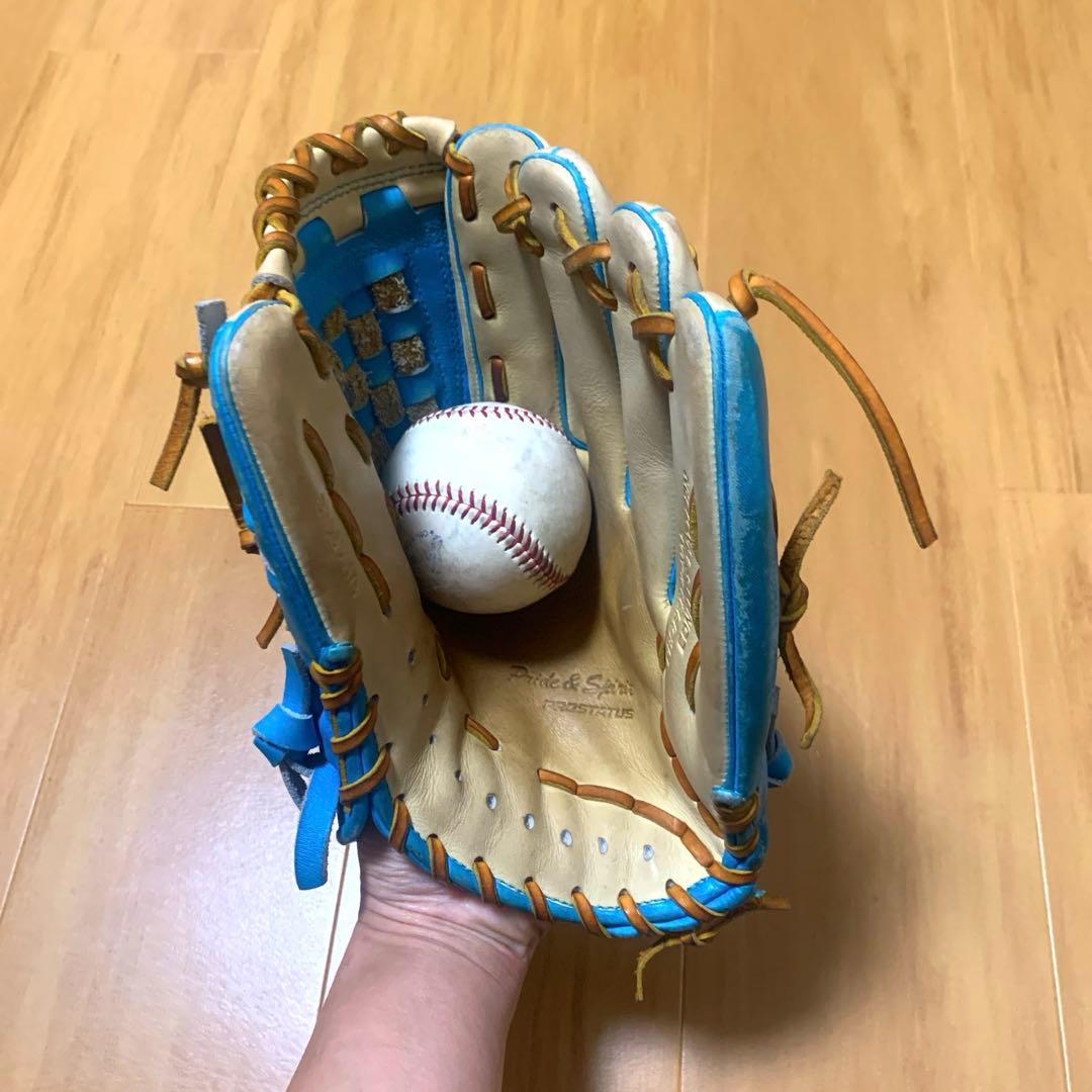 野球グローブ　軟式　内野用グラブ　ZETT ゼット　プロステイタス　源田モデル