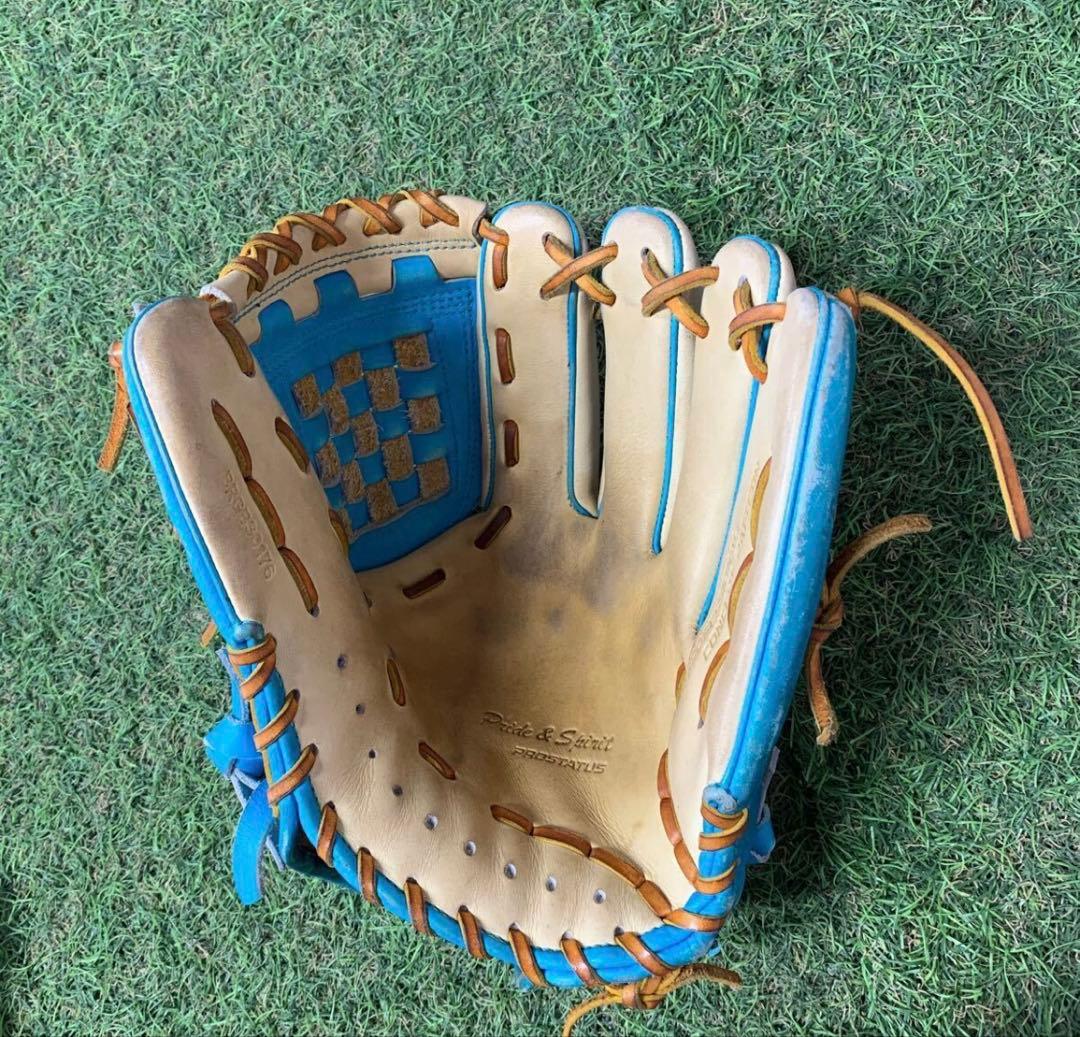 野球グローブ　軟式　内野用グラブ　ZETT ゼット　プロステイタス　源田モデル