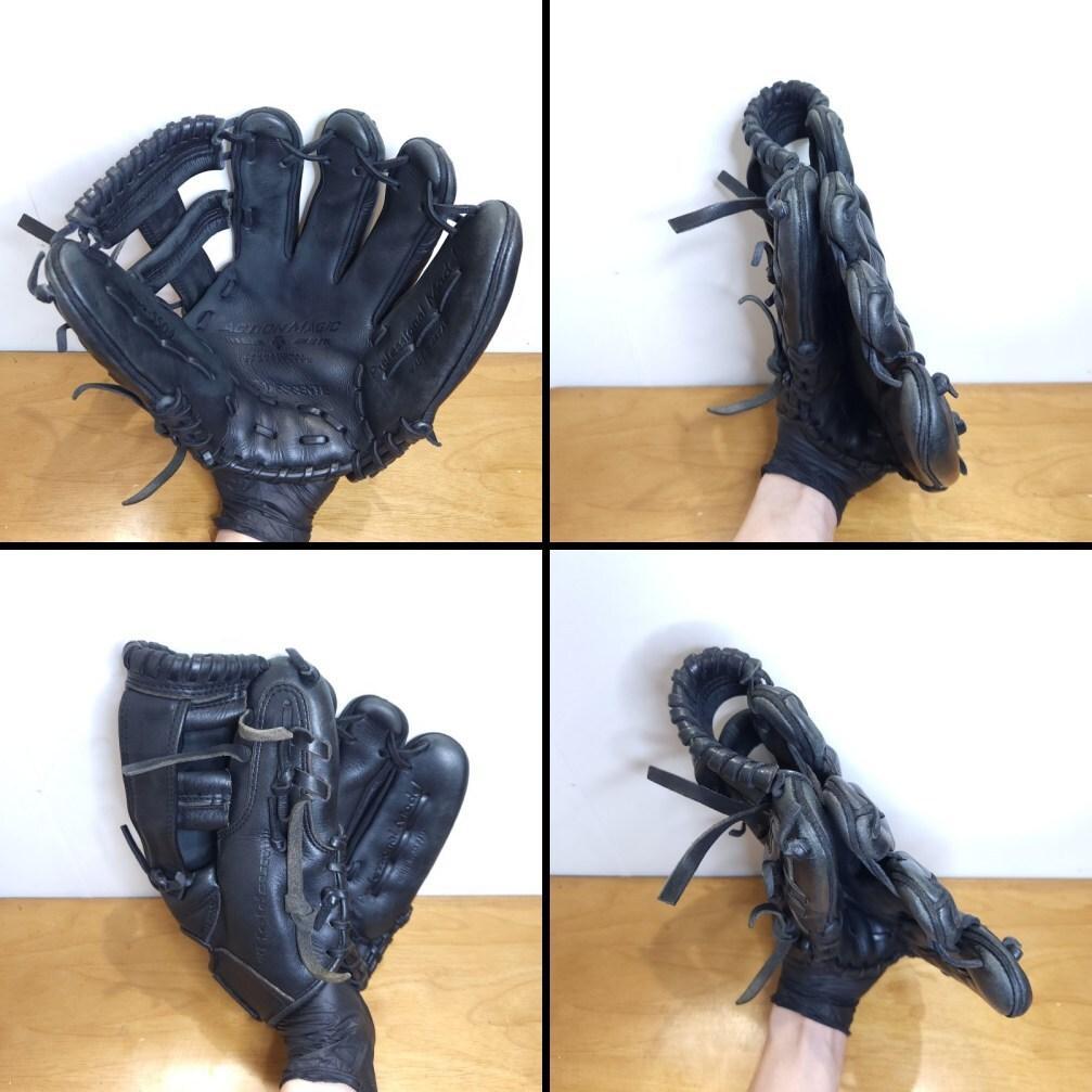 デサント 日本製 アクションマジック ホールドサムグリップ 内野用 軟式グローブ