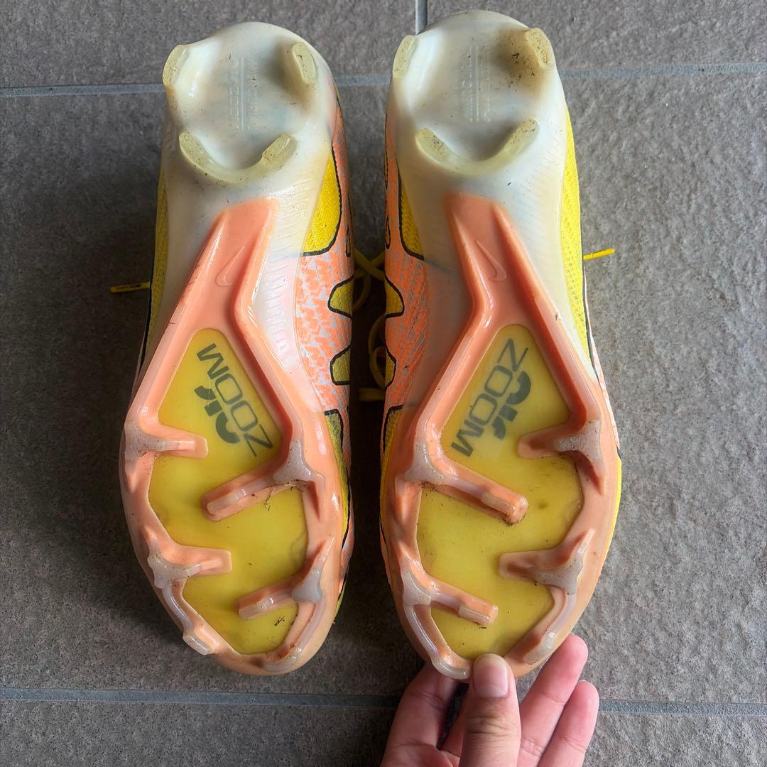NIKEマーキュリアルズームスーパーフライ9エリートFG イエロー