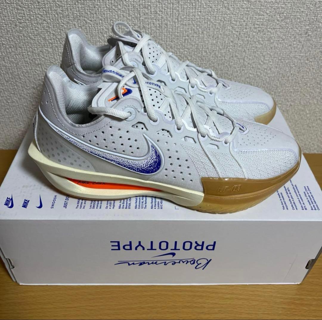 新品 NIKE AIR ZOOM G.T. CUT3 白 24.5cm
