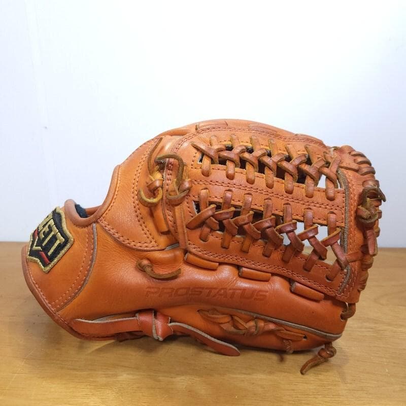 ZETT ゼット 日本製 プロステイタス 鈴木刻印 二遊用 内野用 硬式グローブ