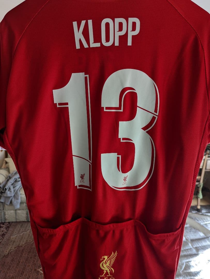 【廃番商品】新品　前開き　Liverpool FC レトロジャージ KLOPP