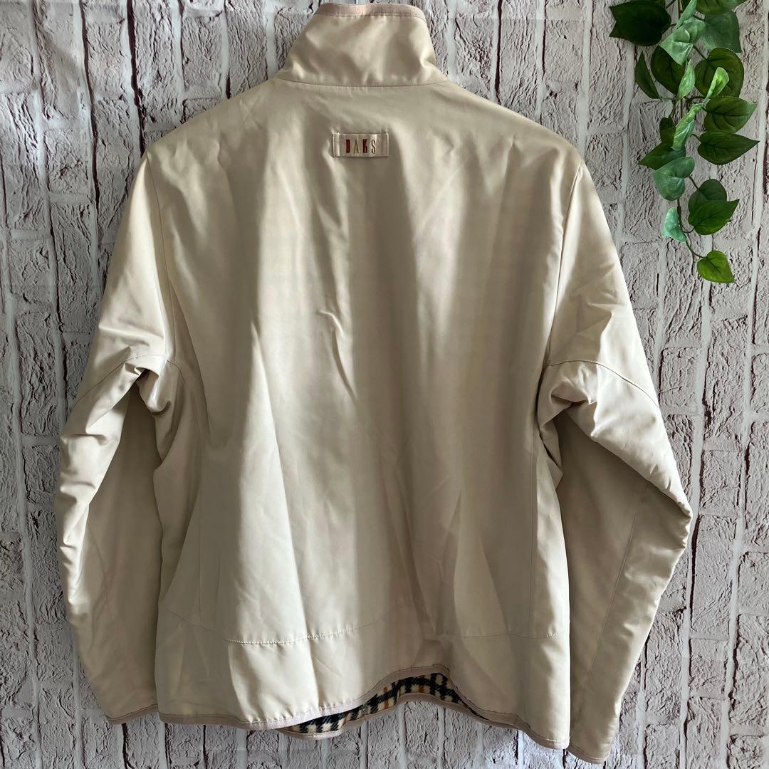 DAKS GOLF ダックス ゴルフ 中綿ジャケット チェック裏地フリース　L