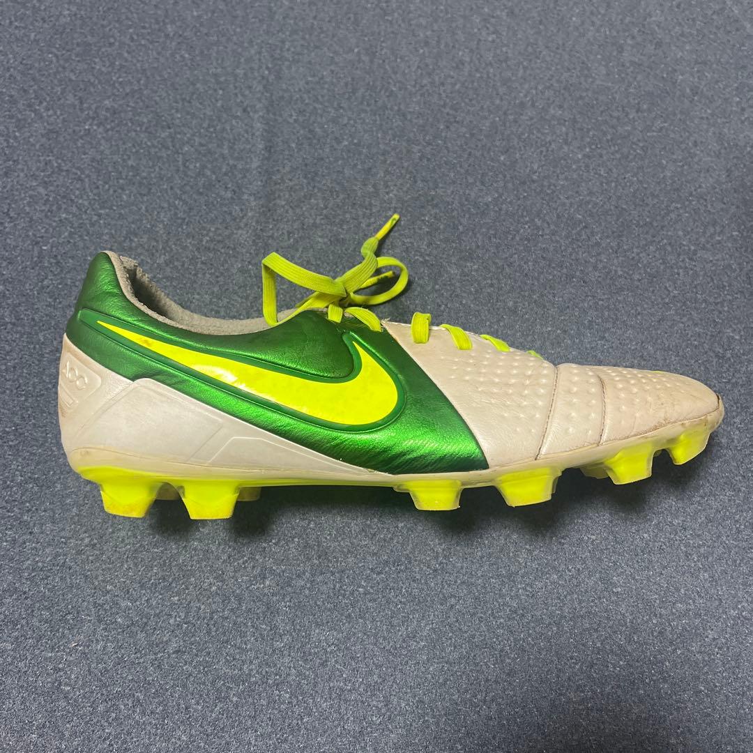 Nike サッカーシューズ スパイク ホワイト/グリーン/イエロー