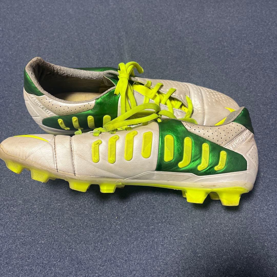 Nike サッカーシューズ スパイク ホワイト/グリーン/イエロー