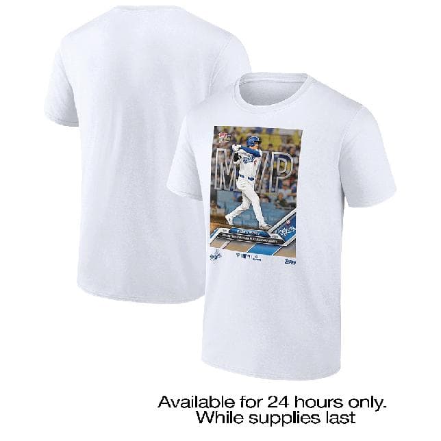 838枚限定/再生産無し 大谷翔平 topp MVP 公式 Tシャツ　M