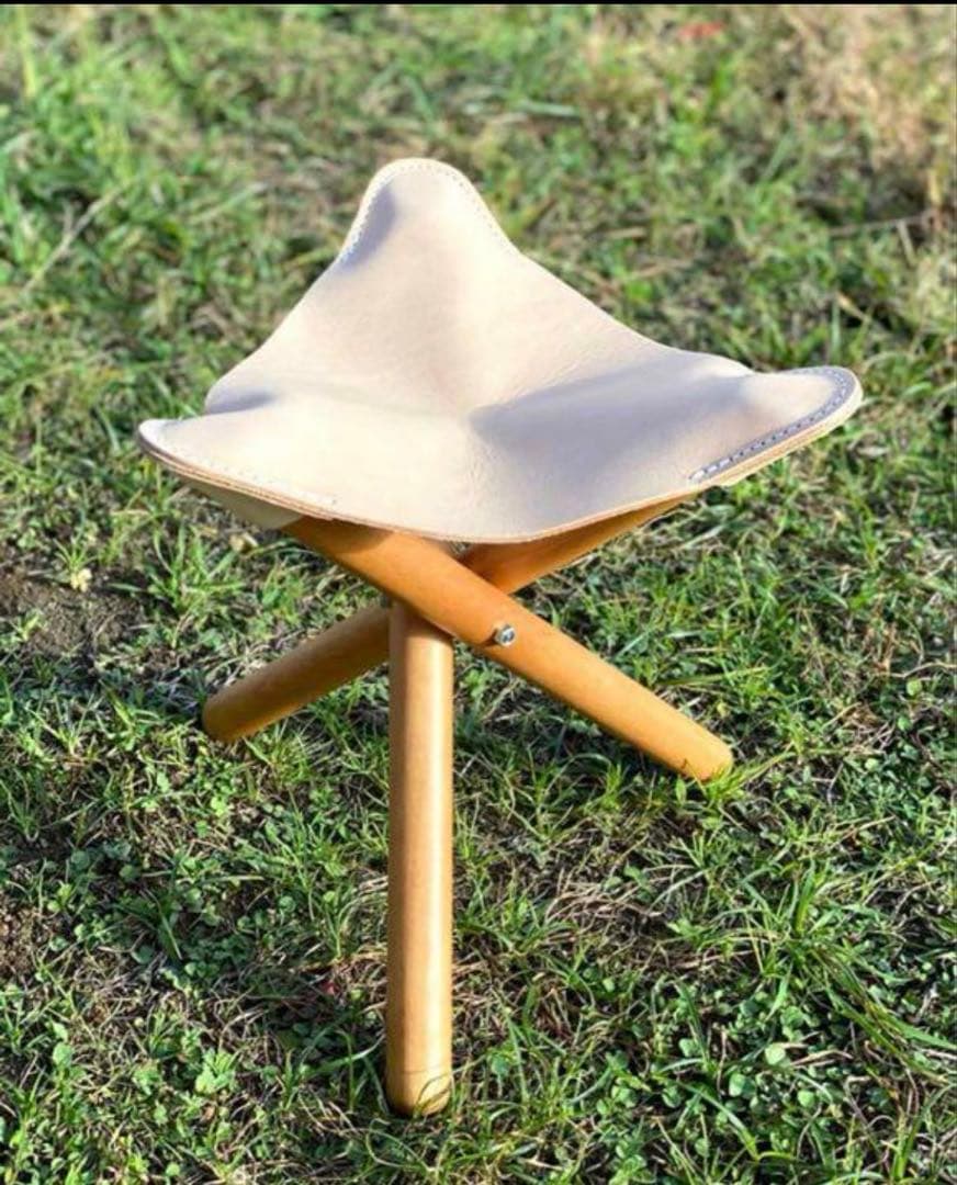 B*i様 romo ロモ SANSA CHAIR ヌメ革 折りたたみチェア