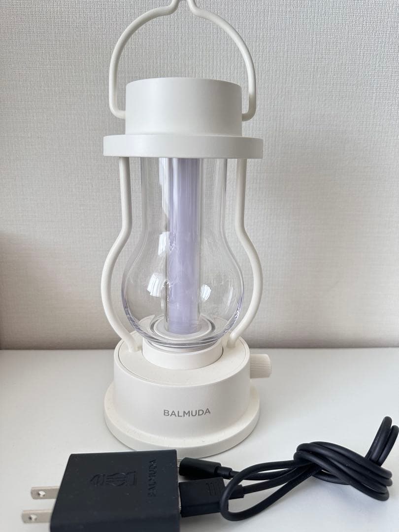BALMUDA ホワイト ランタン USB充電式