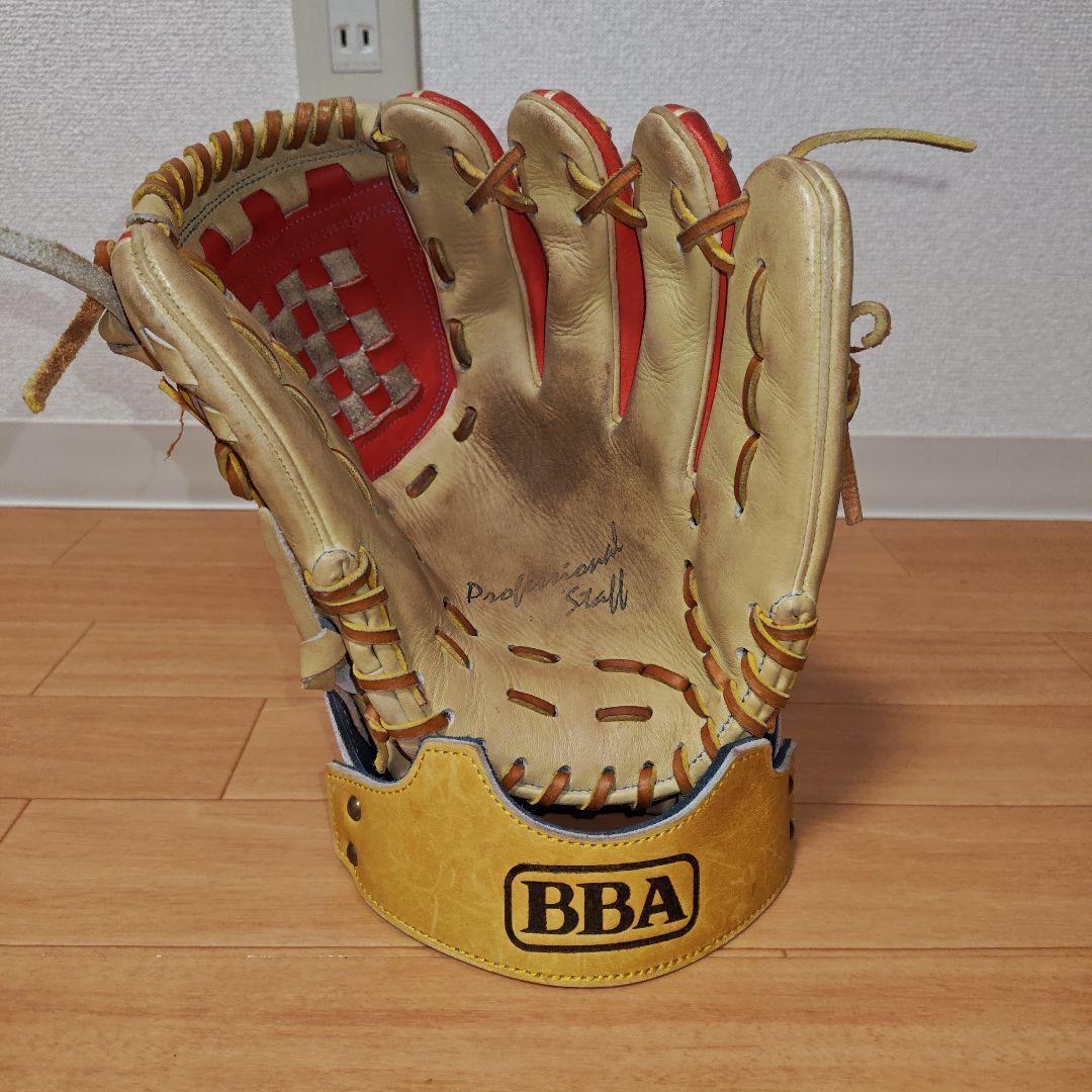 最終価格 ミヤマ 硬式軟式兼用 内野手用 オリジナル グローブ 湯もみ型付加工済