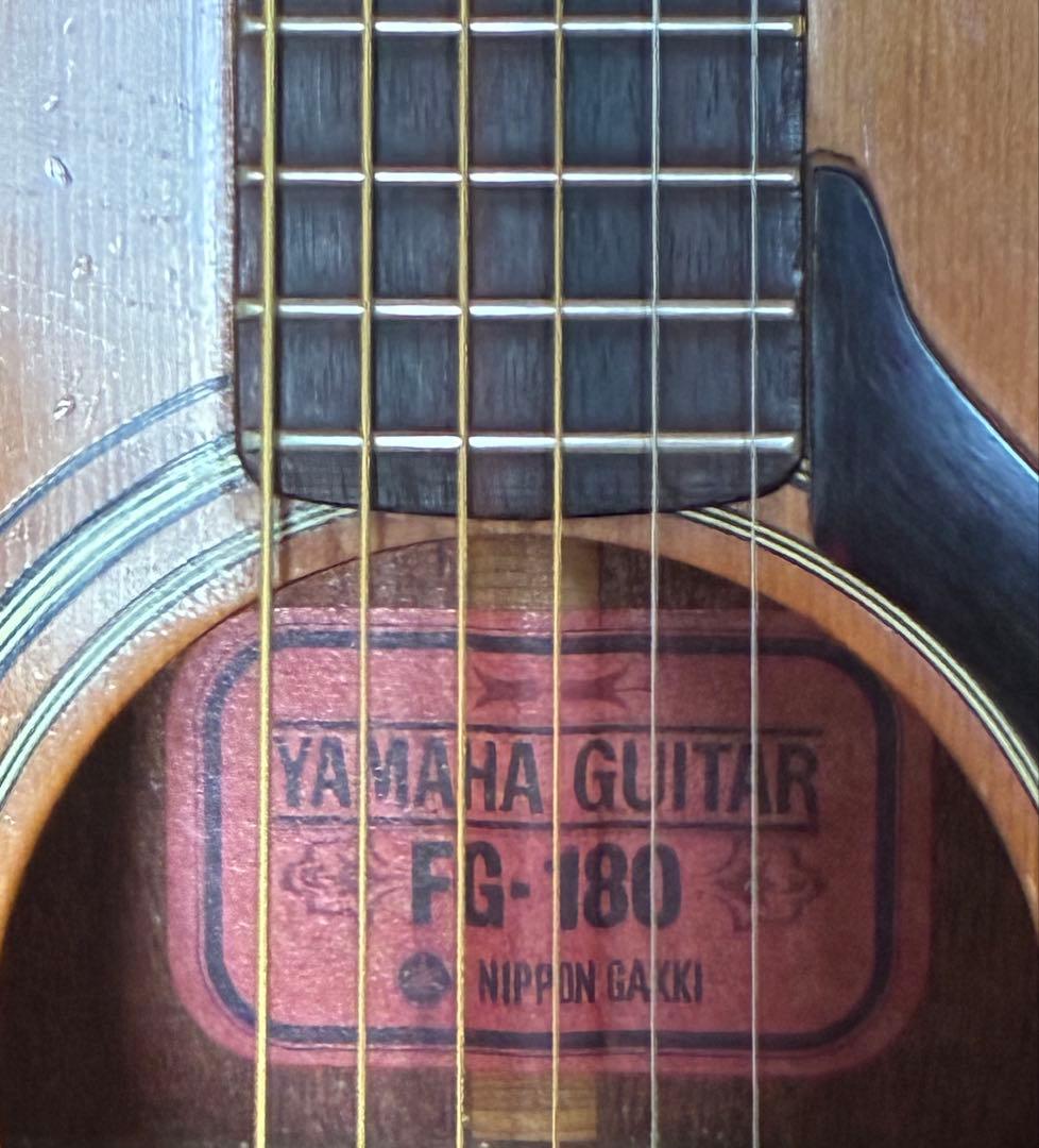 Yamaha FG-180 赤ラベル（O.H.整備済み） ハードケース付き