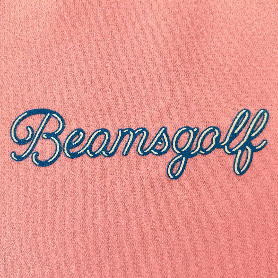 BEAMS GOLF半袖モックネックシャツM赤とピンク2点セット吸汗速乾