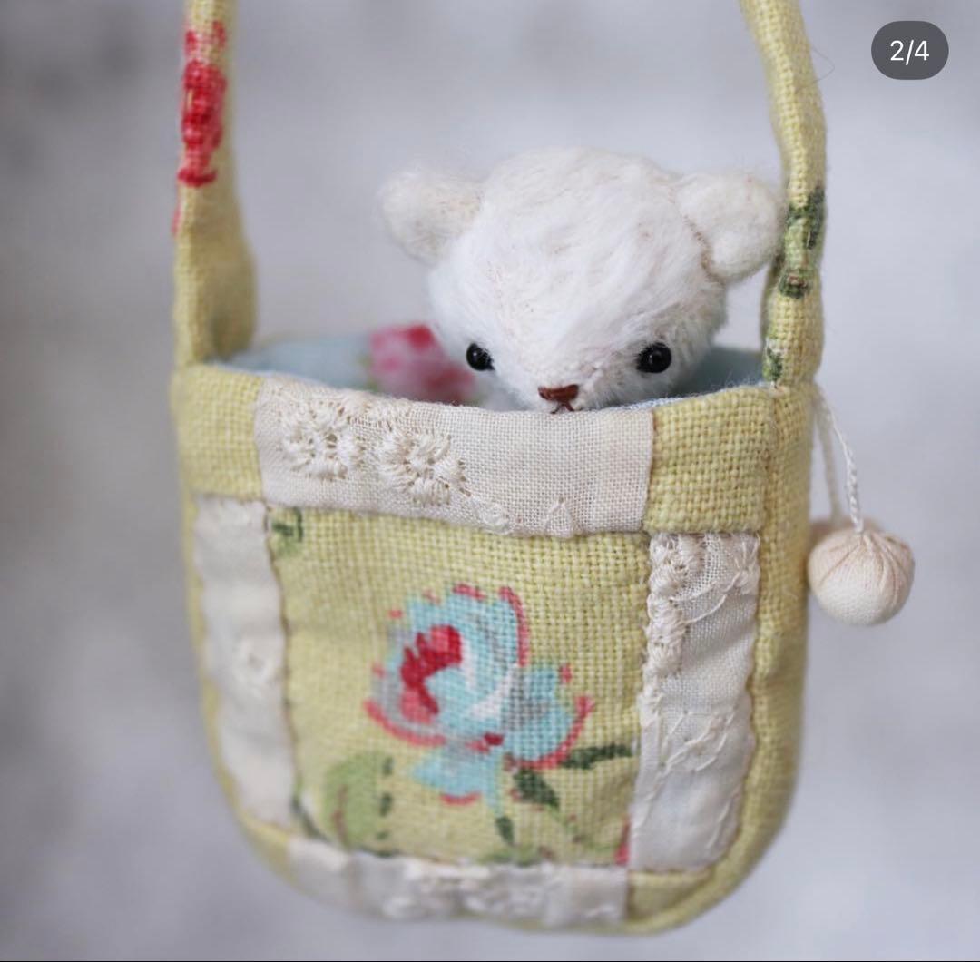 テディベア ミニチュア ハンドメイド 小さなぬいぐるみ くまちゃん　作家様