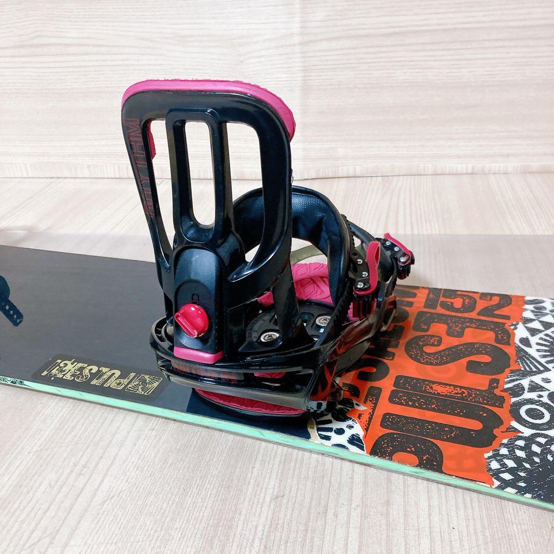 サロモン SALOMON PULSE スノーボード 152 M ビンディング