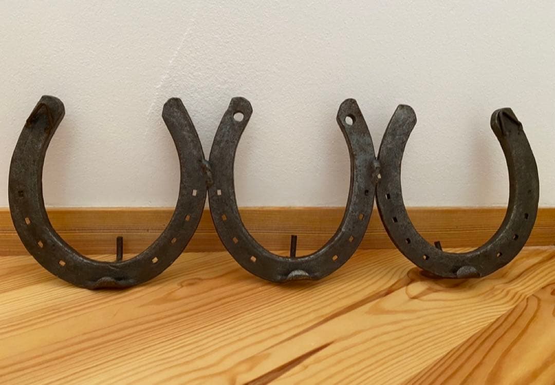 【レアアイテム】蹄鉄 ホースシュー　壁掛け　フック　アンティーク　ビンテージ