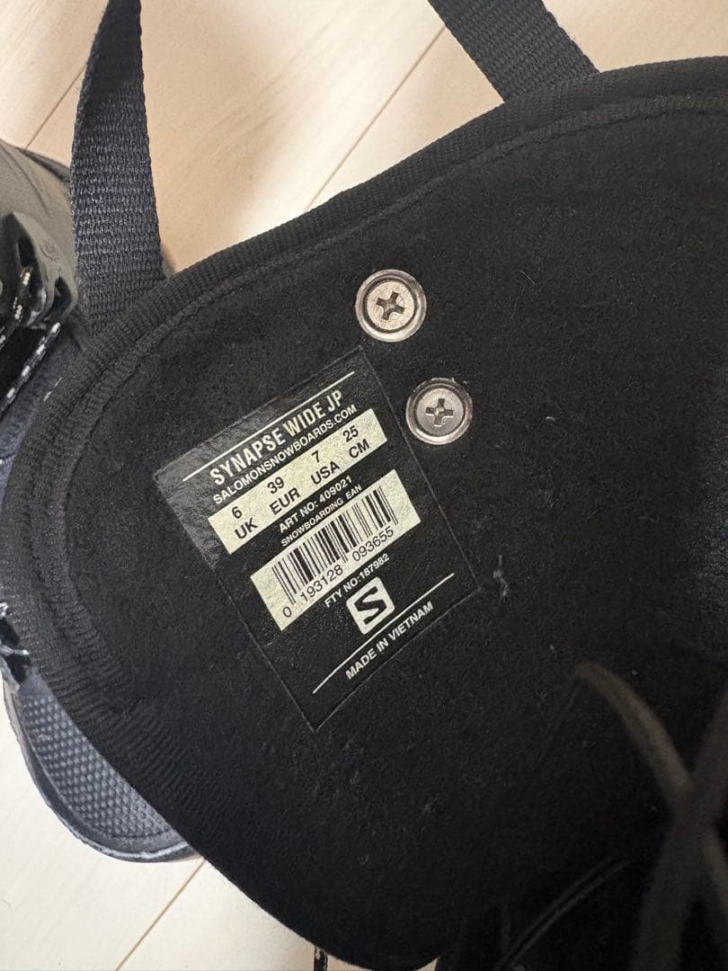 salomon synapse WIDE JP25.0 スノーボードブーツ