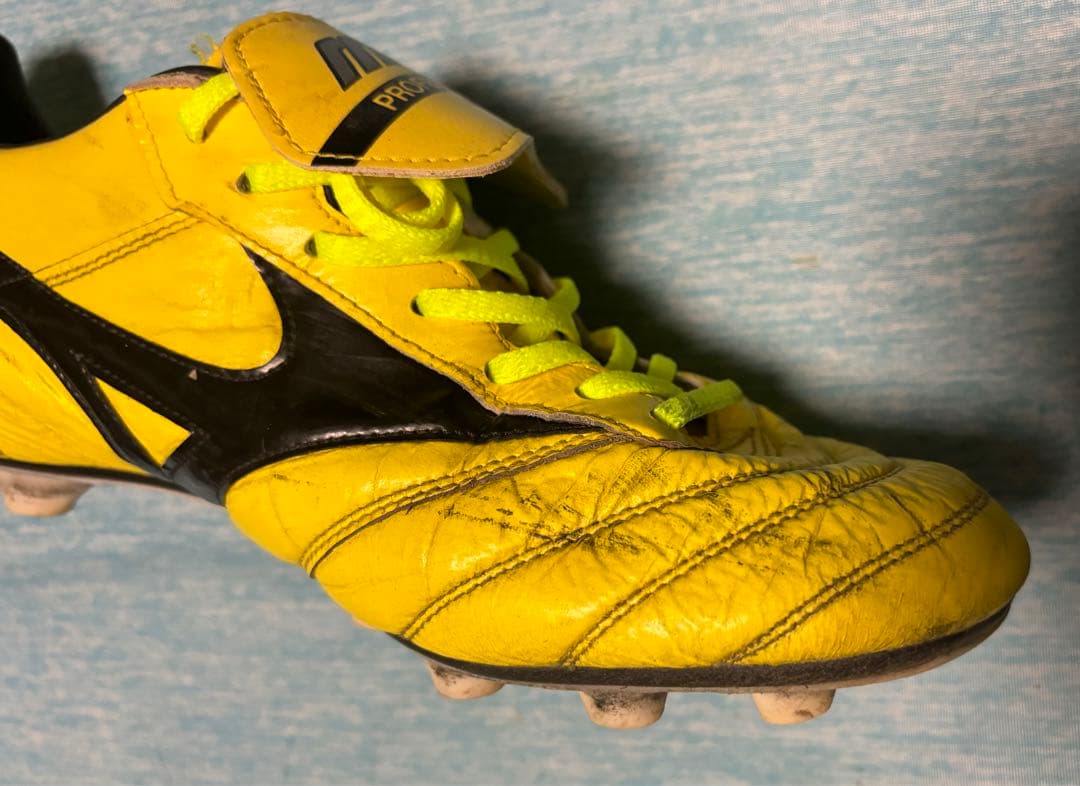 MizunoモレリアJAPANイエロースパイクシューズ　28.0cm