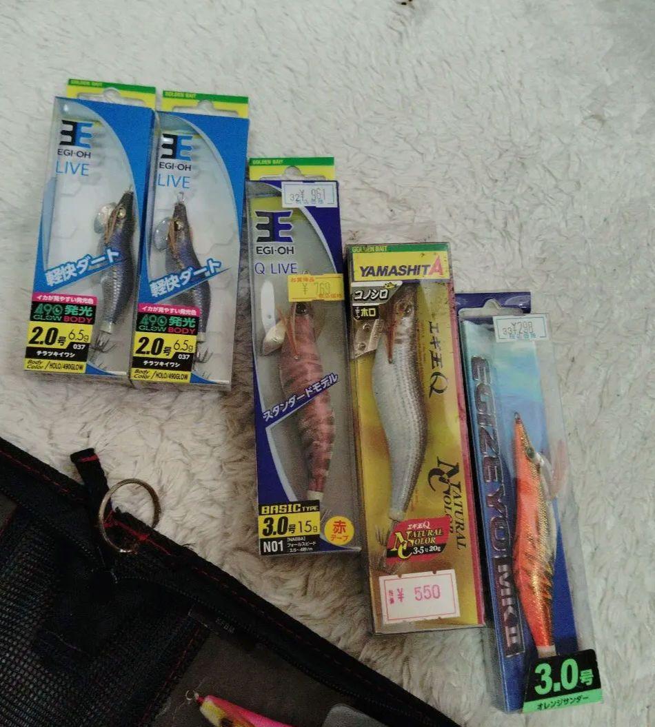 エギ３３本未使用と中古品＆セフィア収納ケース付き