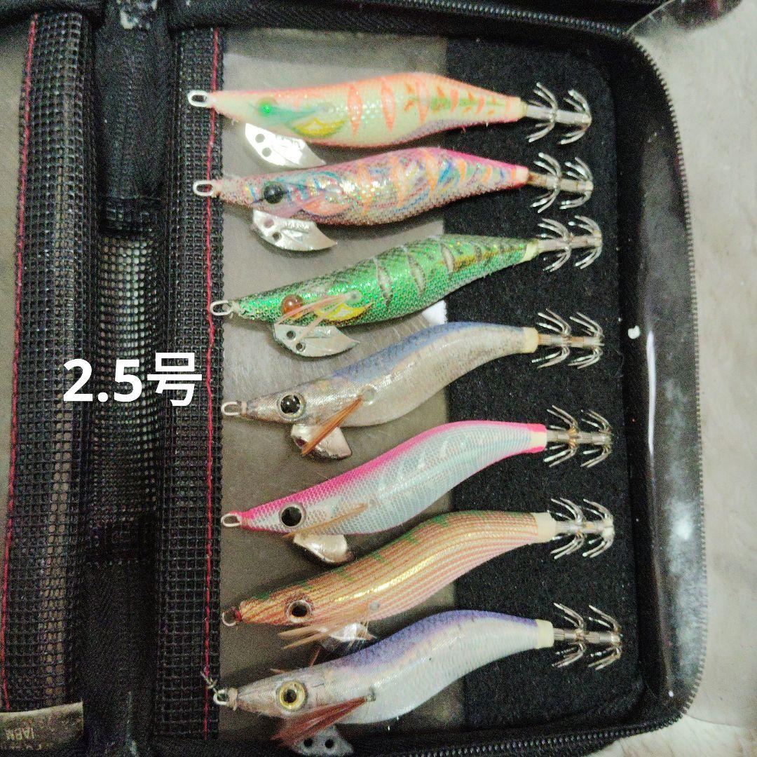 エギ３３本未使用と中古品＆セフィア収納ケース付き