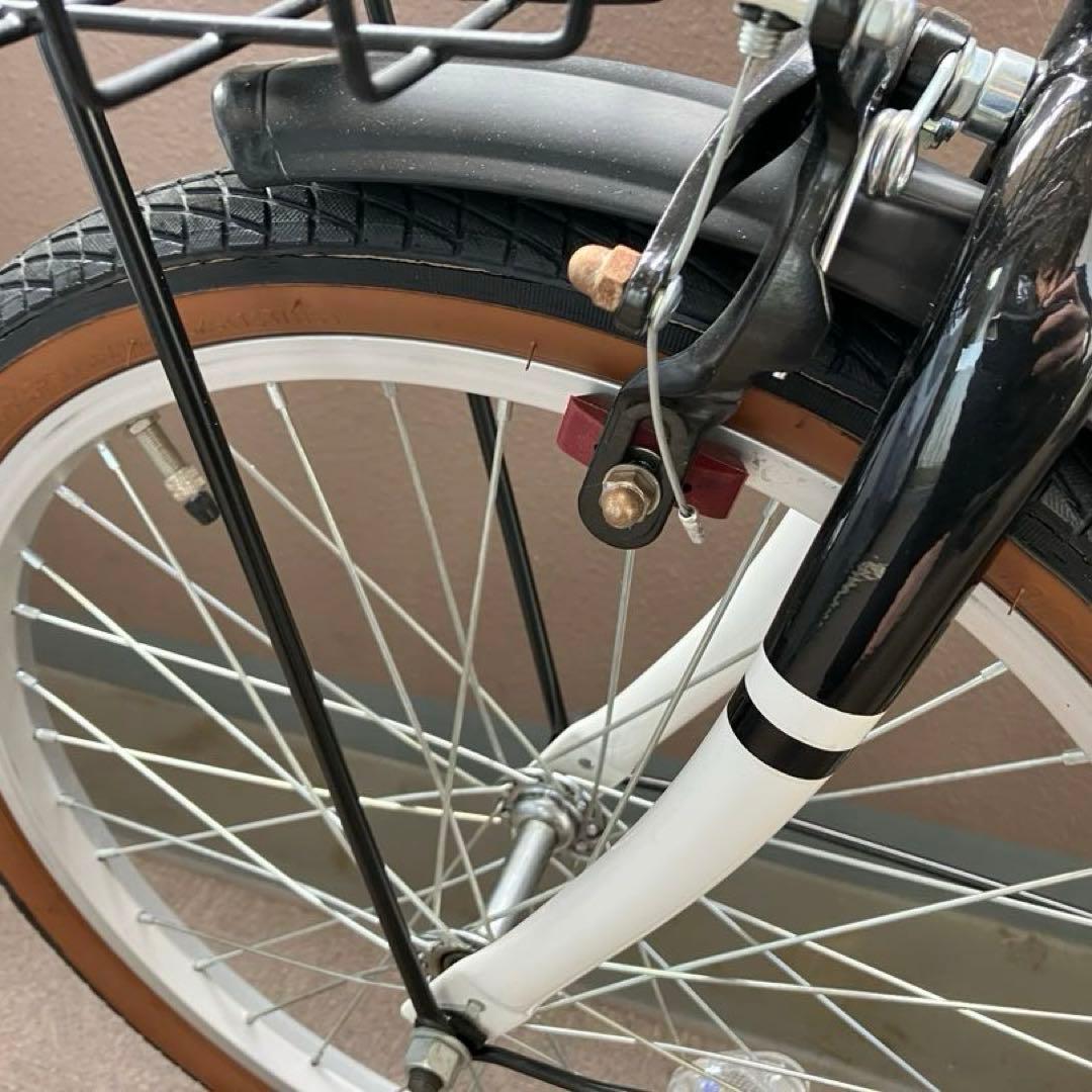 【美品】奈良〜関西圏引き渡し　20インチ フォルクスワーゲン折り畳み自転車　黒色