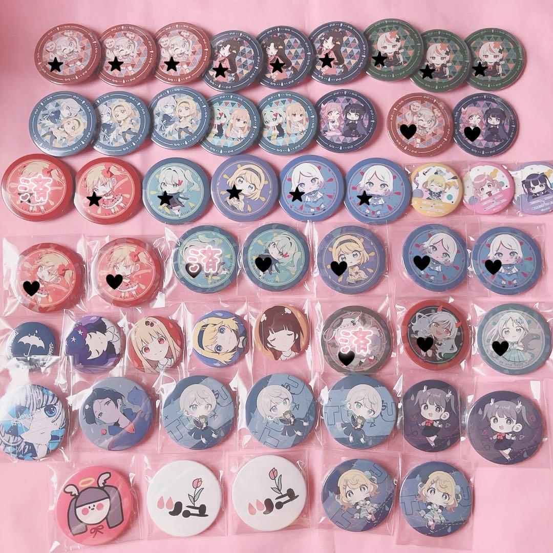 ツユ 缶バッジ まとめ売り