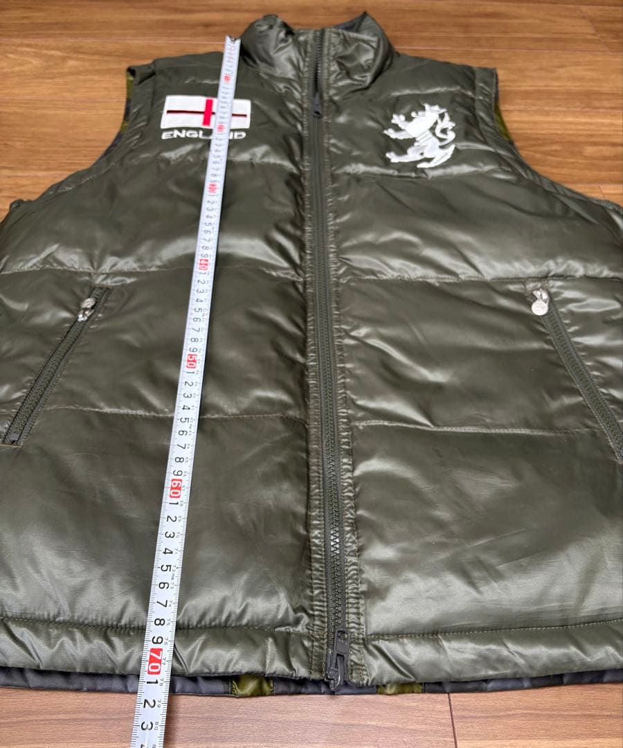 Admiral GOLF メンズ リバーシブルベスト L（大きめ）秋冬