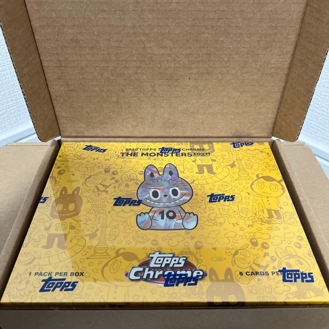 【新品未開封】Topps Chrome labubu 10周年記念BOX ラブブ