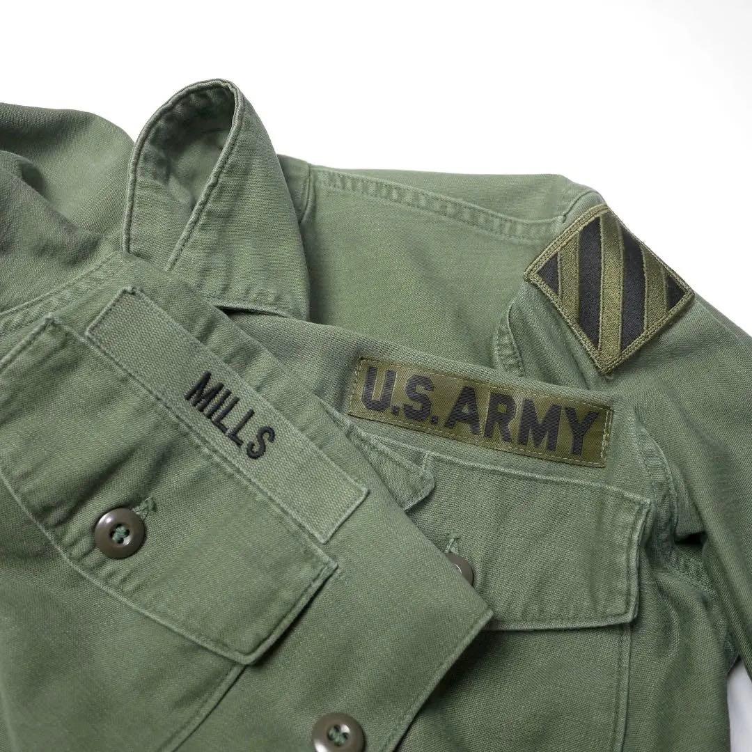 60sビンテージUS ARMYミリタリーOG-107ユーティリティシャツ3rd