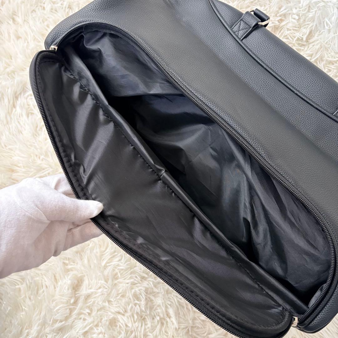 【極美品】ブリヂストンゴルフ ボストンバッグ 2層式 シューズ収納付 ブラック