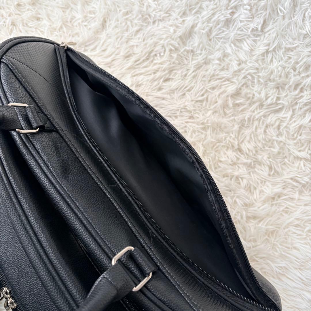 【極美品】ブリヂストンゴルフ ボストンバッグ 2層式 シューズ収納付 ブラック