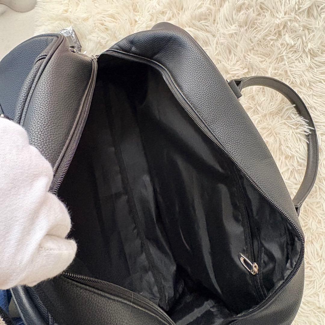 【極美品】ブリヂストンゴルフ ボストンバッグ 2層式 シューズ収納付 ブラック