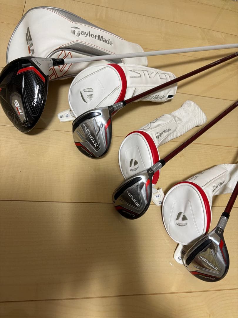 テーラーメイド　ドライバー、5W、6UT、4UT フレックスL 4本セット