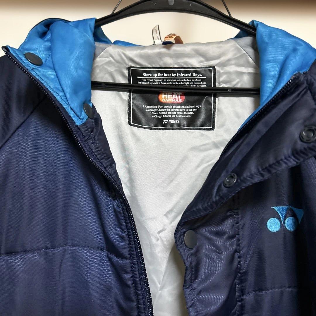 うるる　YONEX HEAT CAPSULE ロングコート ネイビー