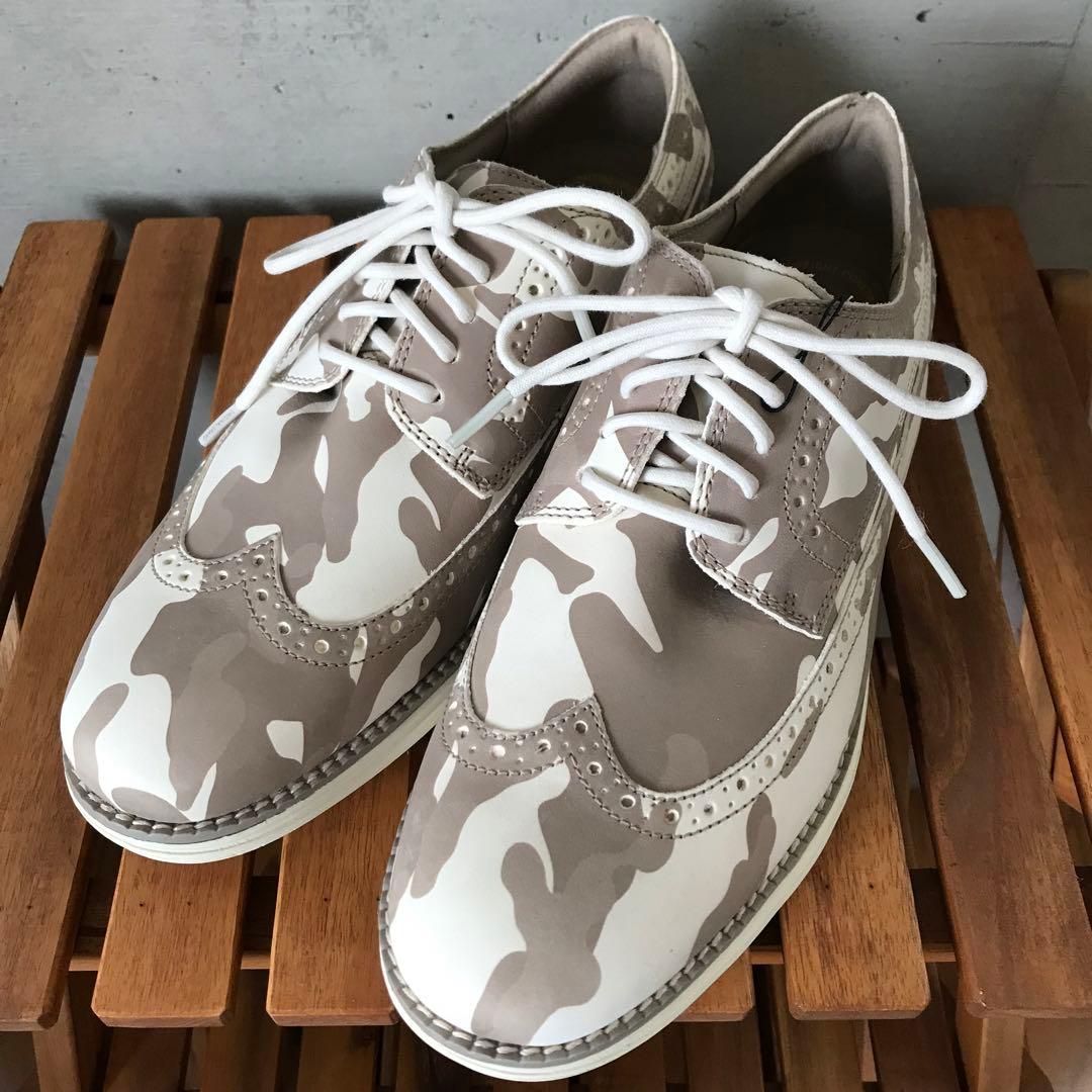 【新品】25.5cm COLE HAAN コールハーン ゴルフシューズ 薄茶